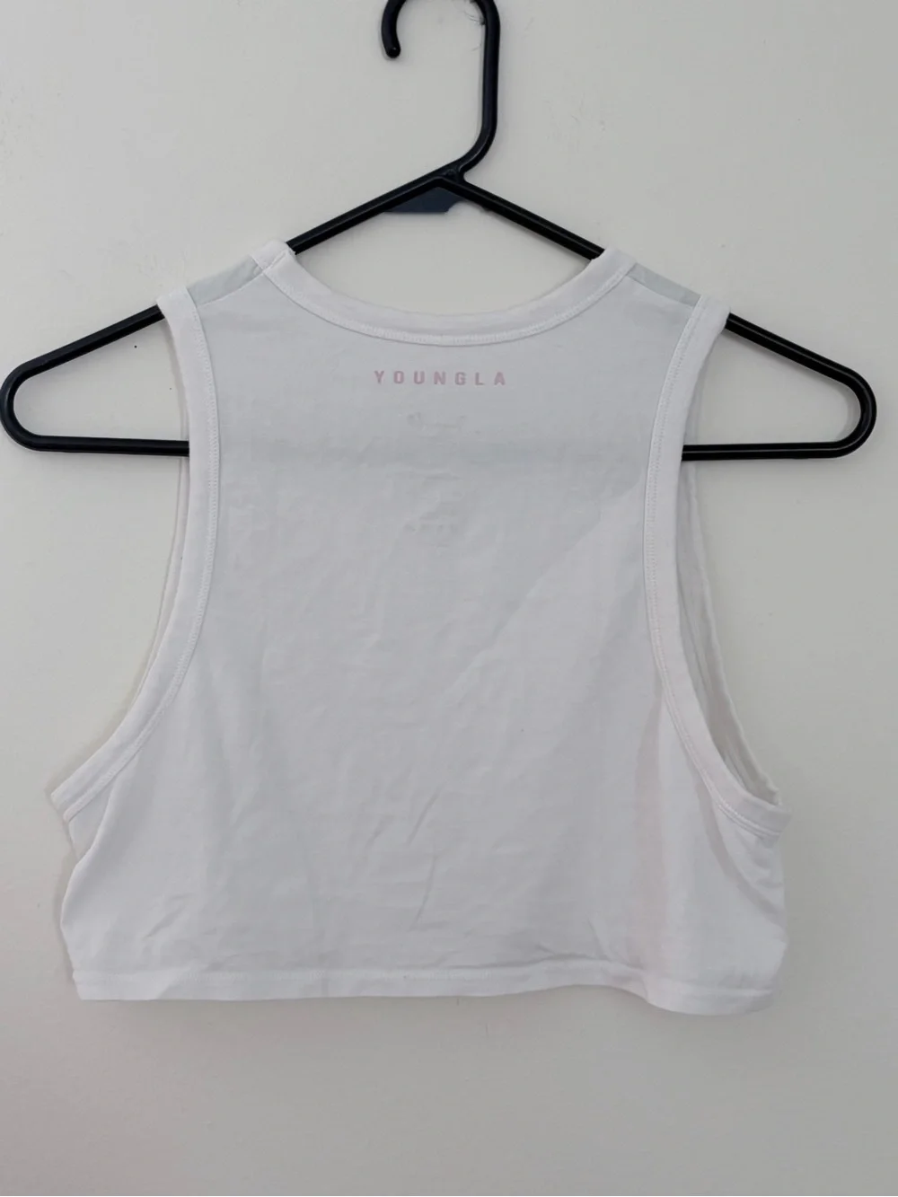 YOUNGLA Women's Cropped Muscle Tank Top